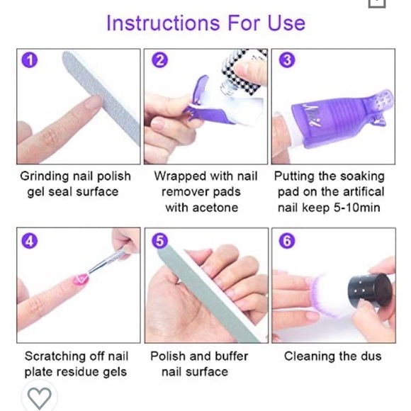 Brand new nail kits removing gel polish - Picture 5 of 6
